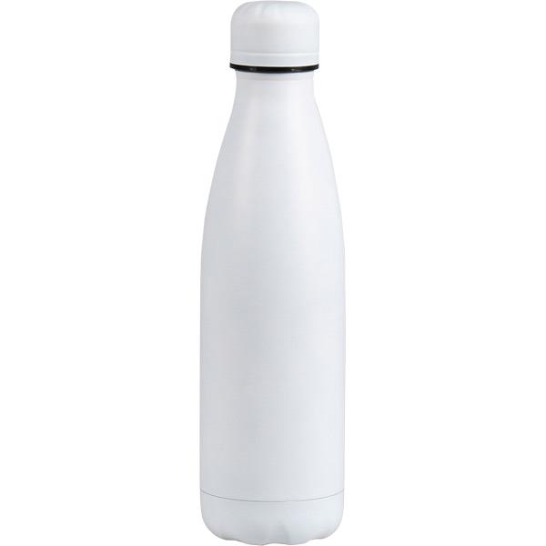 Beyaz Şişe Görünümlü Çelik Termos 500 ml