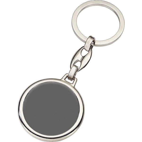Çift Yönlü Yuvarlak Metal Anahtarlık