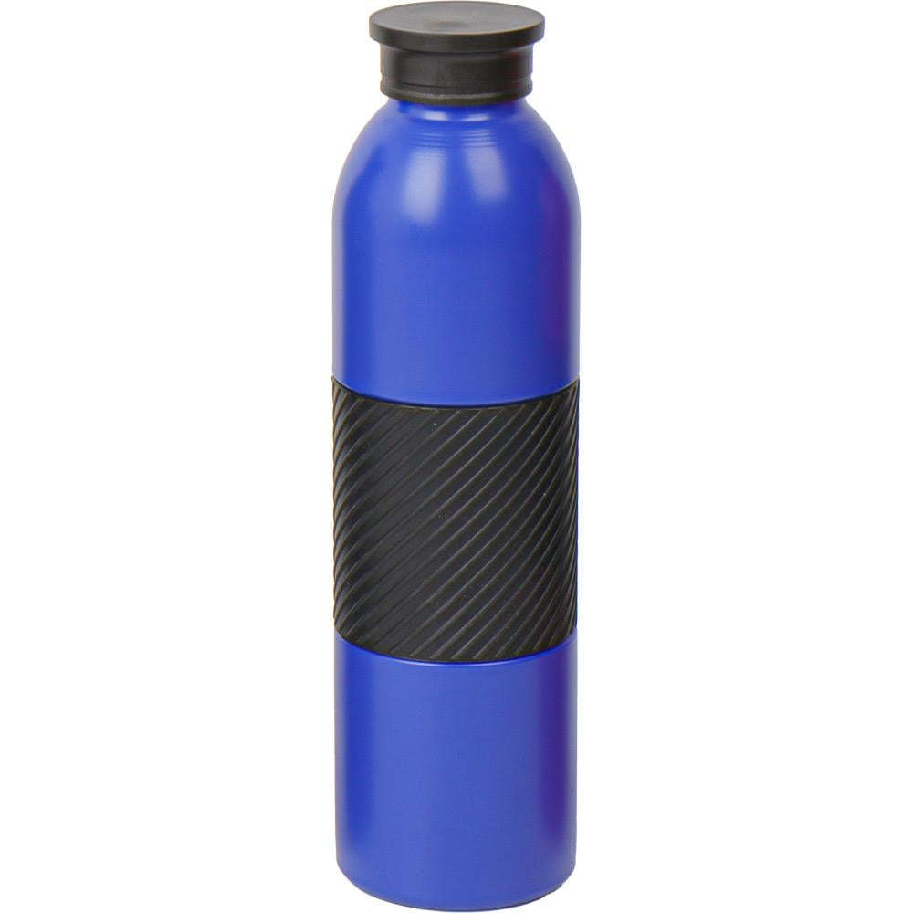 Çizgi Kesim Detaylı Mavi Termos 500 ml