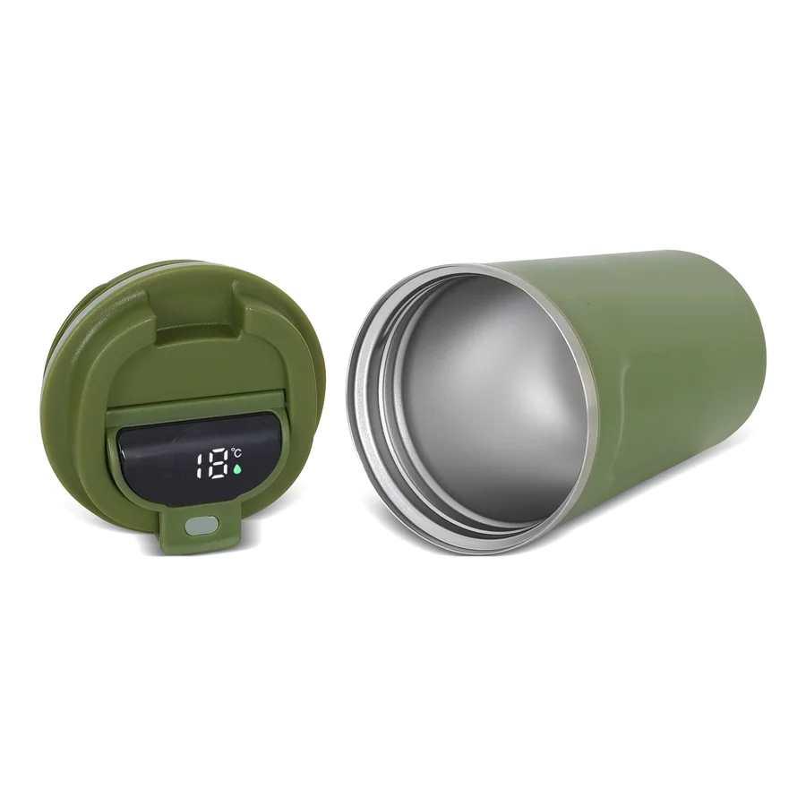 Dereceli Çelik Yeşil Termos 350 ml
