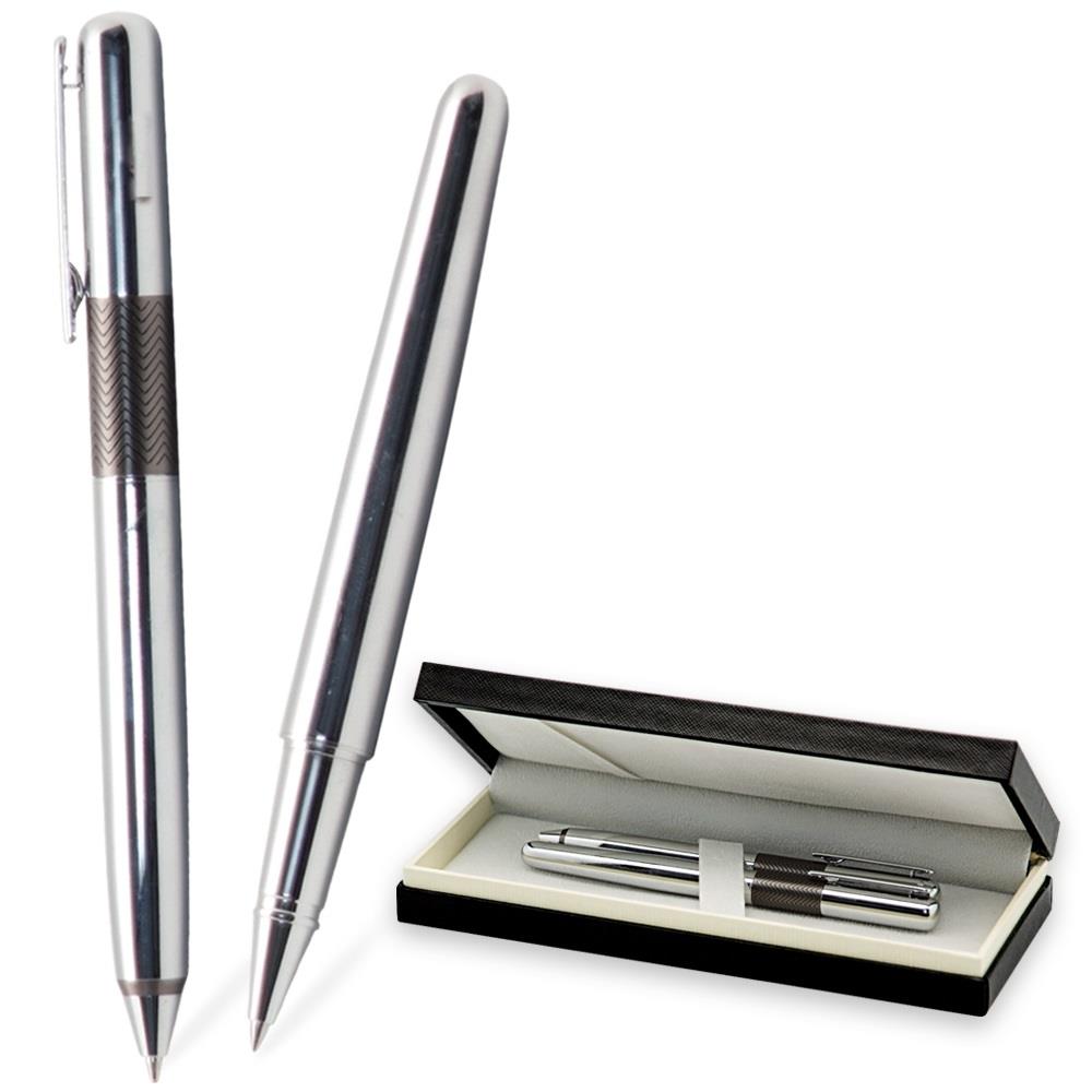 Elegant Kutulu Roller & Tükenmez Kalem Seti