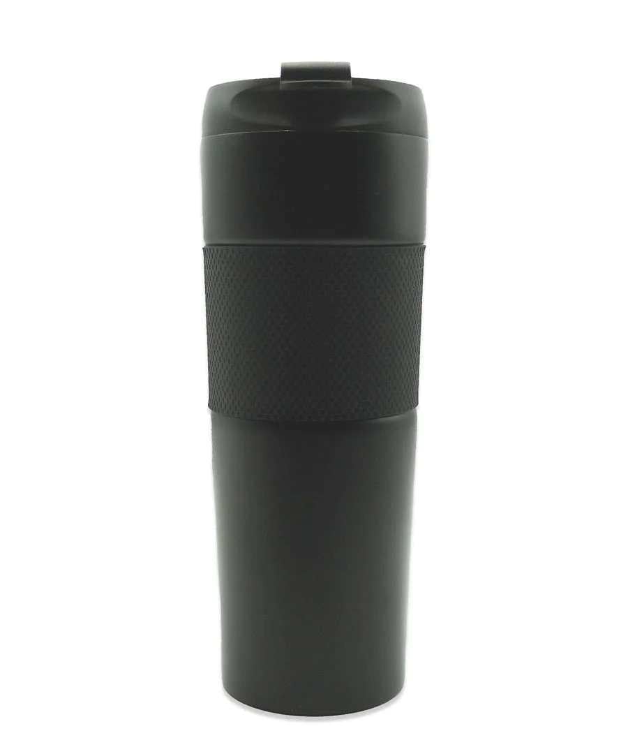 French Press Siyah Çelik Termos 500 ml