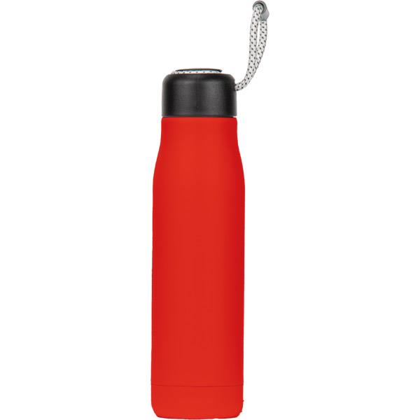 İp Tutamaçlı Kırmızı Çelik Termos 500 ml