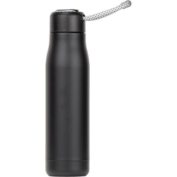 İp Tutamaçlı Siyah Çelik Termos 500 ml