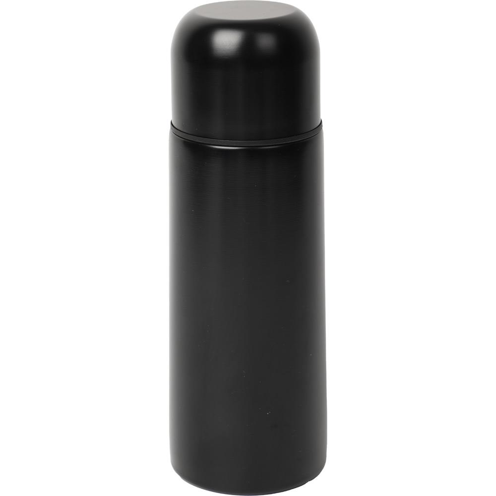 Kilit Kapaklı Siyah Çelik Termos 350 ml