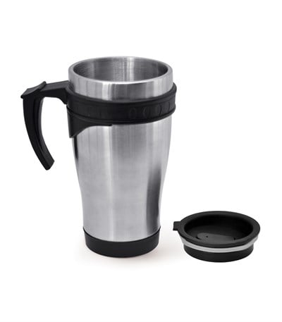 Kulplu Çelik Bardak 400 ml