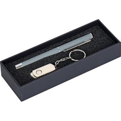 Metal Usb Bellek ve Kalem Seti