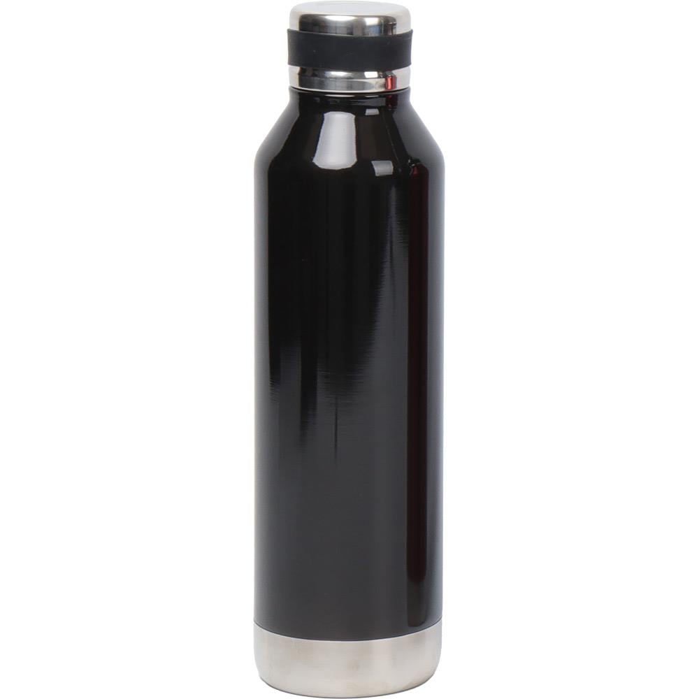 Parlak Siyah Renk Çelik Termos 700 ml