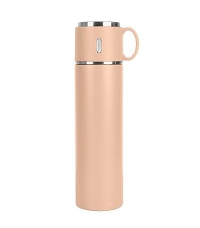 Pembe Bardaklı Çelik Termos 580 ml