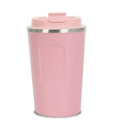 Pembe Çelik Termos Mug 380 ml