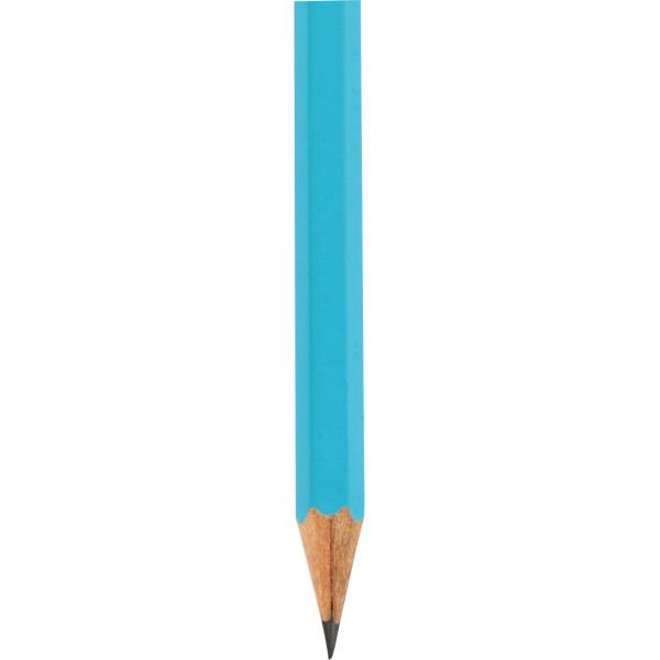 Renkli Köşeli Doğal Ahşap Kurşun Kalem