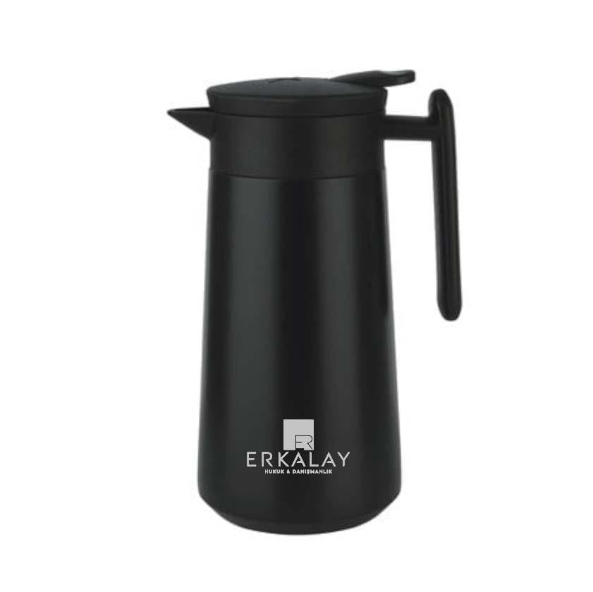 Siyah Çelik Termos 860 ml