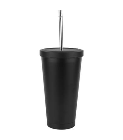 Siyah Çelik Termos Mug 500 ml