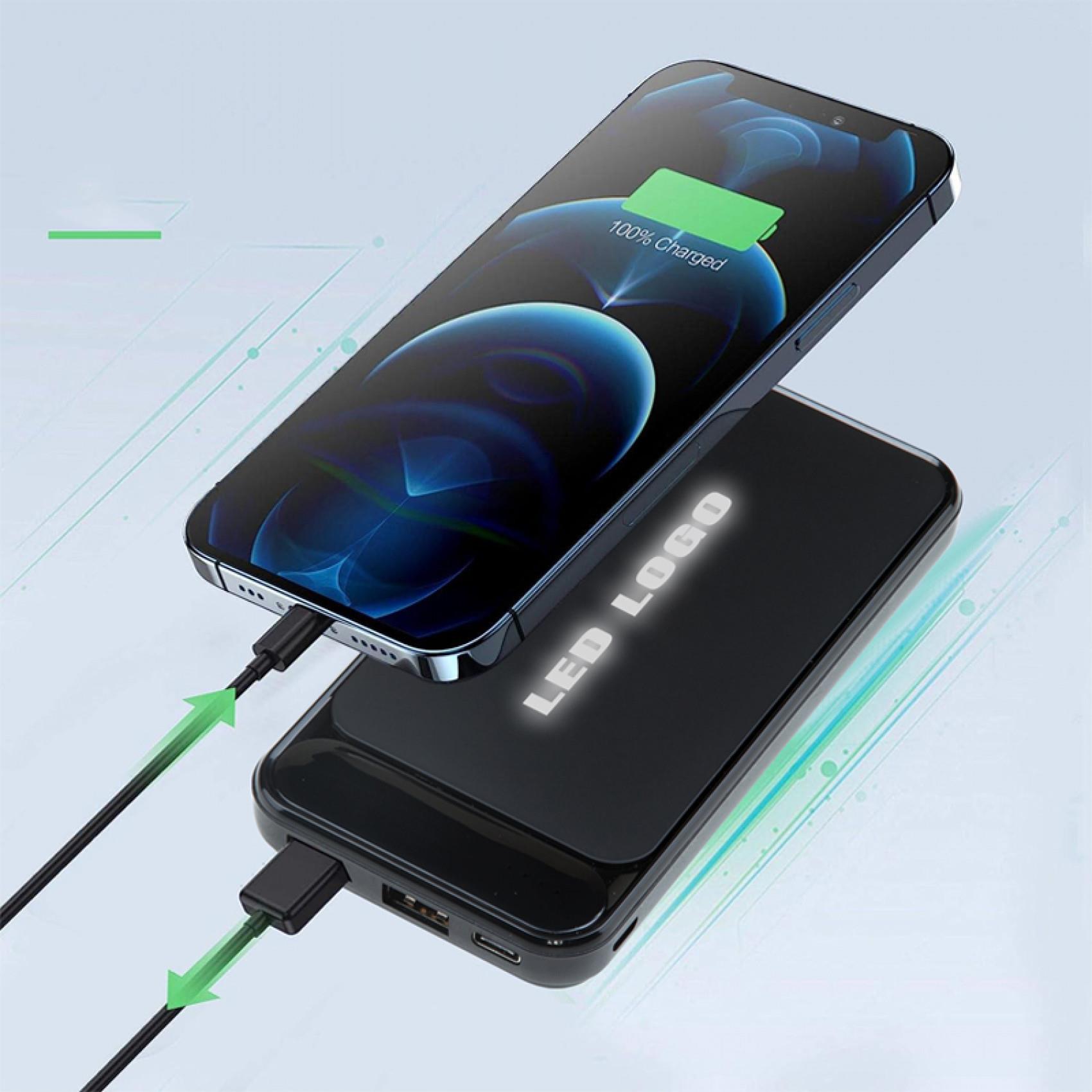 Siyah Ledli 10.000 mAh Powerbank