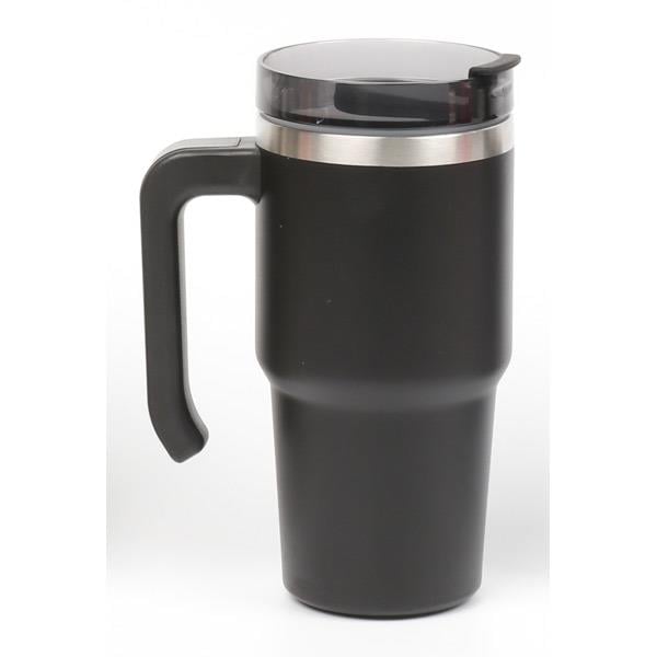 Siyah Renkli Çelik Bardak Termos 600 ml