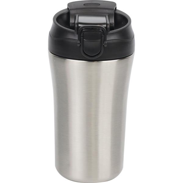 Tuşlu Gümüş Çelik Termos 480 ml