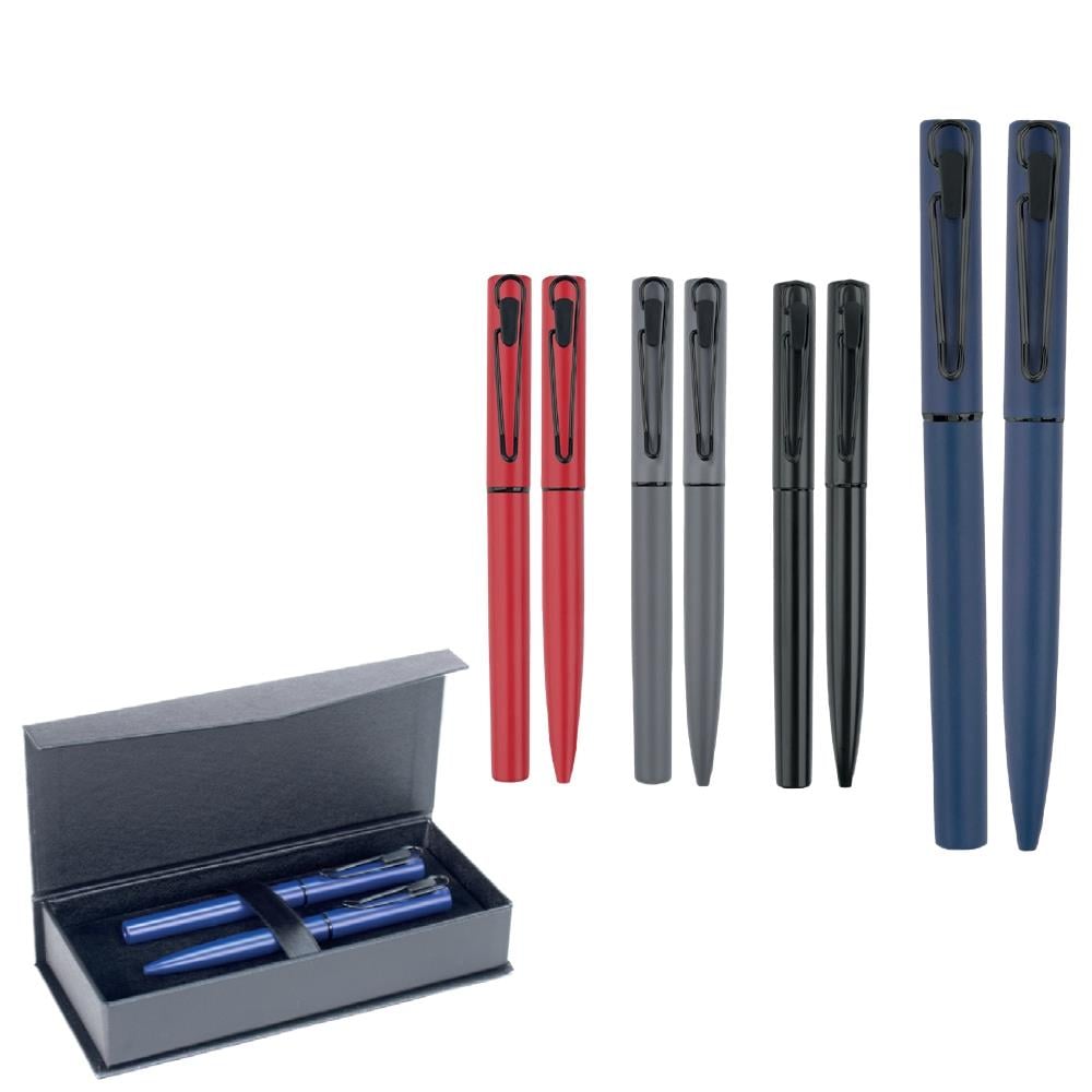 Varyantlı Roller & Tükenmez Metal Kalem Seti