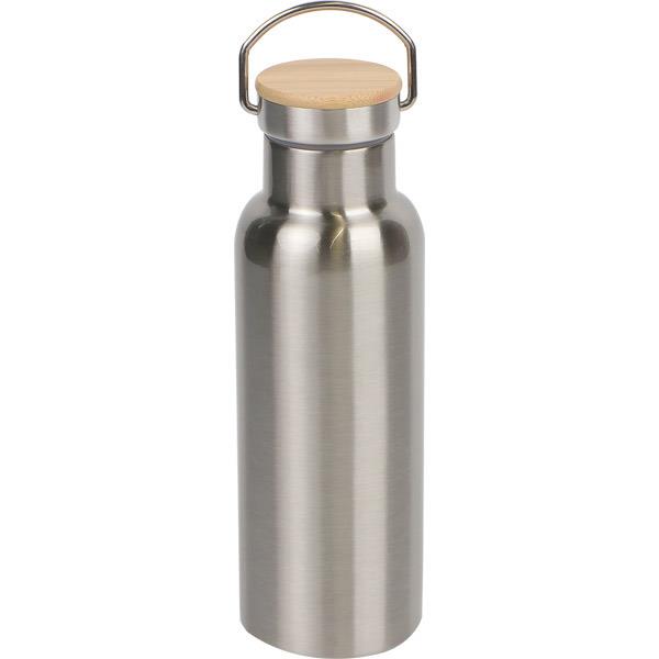 Vintage Gümüş Çelik Termos 600 ml