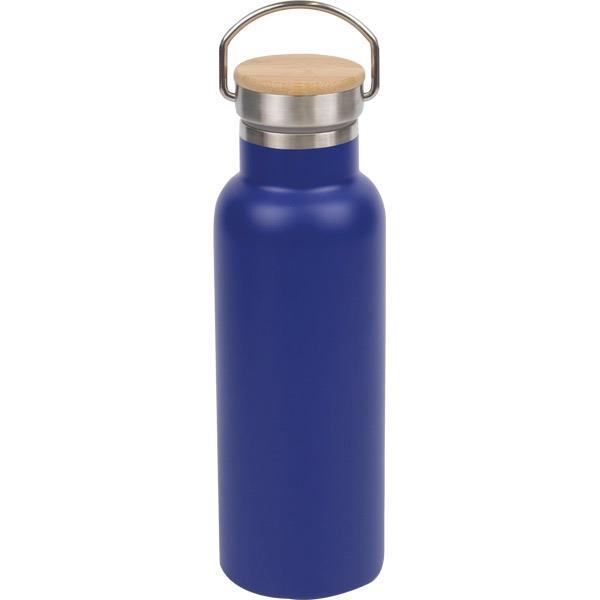 Vintage Lacivert Çelik Termos 600 ml