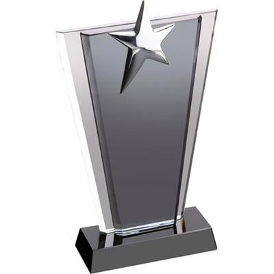 Yıldızlı Kristal Plaket M5