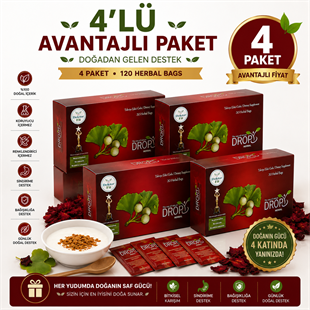 4 Paket Dropy Herbal 