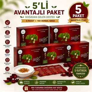 5 Paket Dropy Herbal 