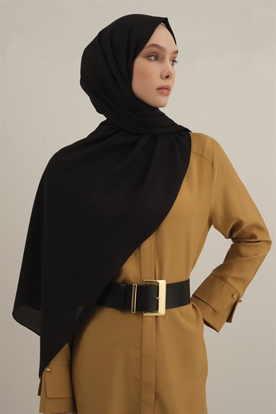 Armine Damla Desen Bambu Cotton Şal 01