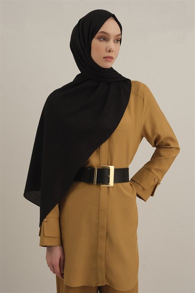 Armine Damla Desen Bambu Cotton Şal 01