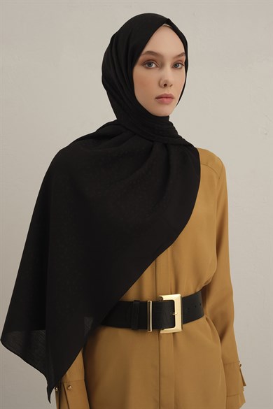 Armine Damla Desen Bambu Cotton Şal 01