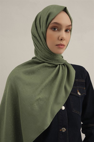 Armine Damla Desen Bambu Cotton Şal 48
