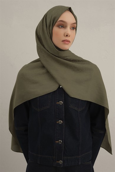 Armine Damla Desen Bambu Cotton Şal 49