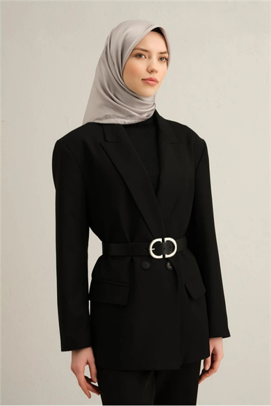 Armine Desenli Saf İpek Twill Eşarp 9357--85