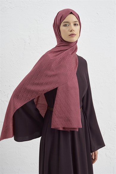 Armine Elegance İpek Pamuk Monogram Şal 32