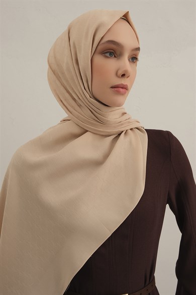 Armine Link Desen Bambu Cotton Şal 04