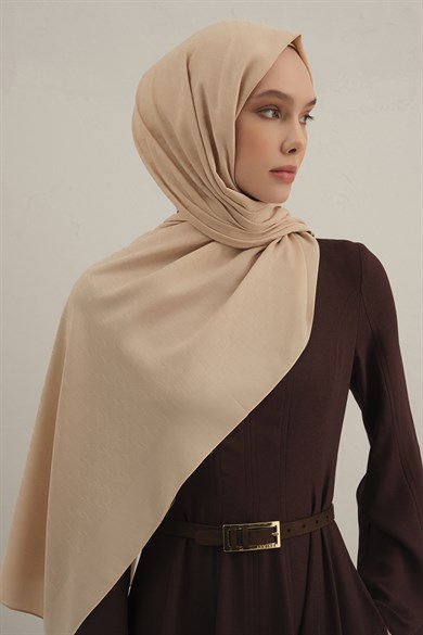 Armine Link Desen Bambu Cotton Şal 04