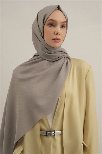 Armine Link Desen Bambu Cotton Şal 20