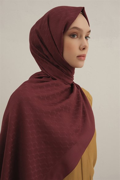 Armine Link Desen Bambu Cotton Şal 32