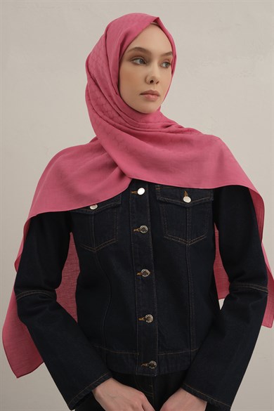 Armine Link Desen Bambu Cotton Şal 37