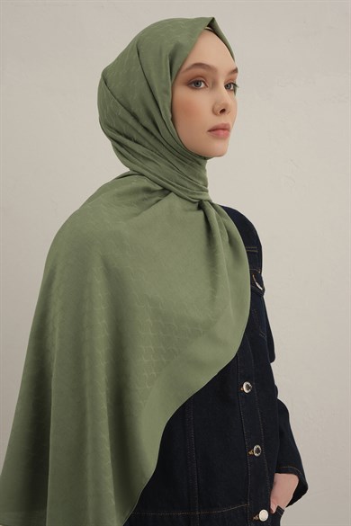 Armine Link Desen Bambu Cotton Şal 48