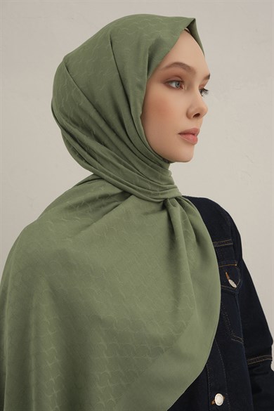 Armine Link Desen Bambu Cotton Şal 48