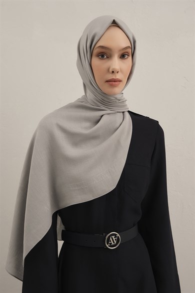 Armine Logo Bordürlü Pamuk İpek Şal 23