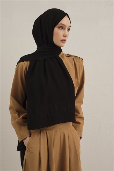 Armine Logo Drop Pamuk İpek Şal 01