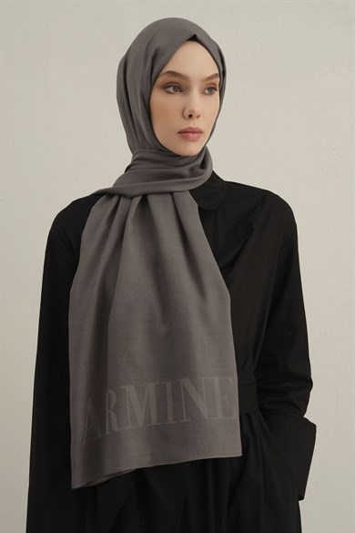 Armine Logo Drop Pamuk İpek Şal 20