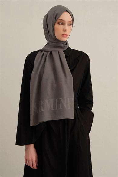 Armine Logo Drop Pamuk İpek Şal 20