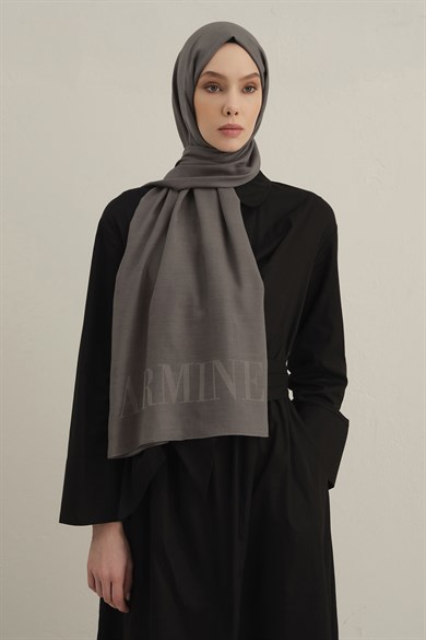 Armine Logo Drop Pamuk İpek Şal 20