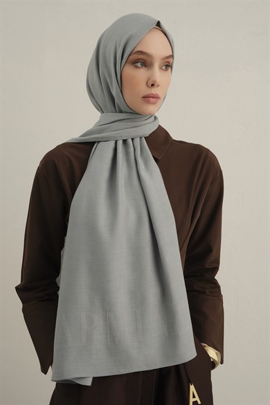 Armine Logo Drop Pamuk İpek Şal 24