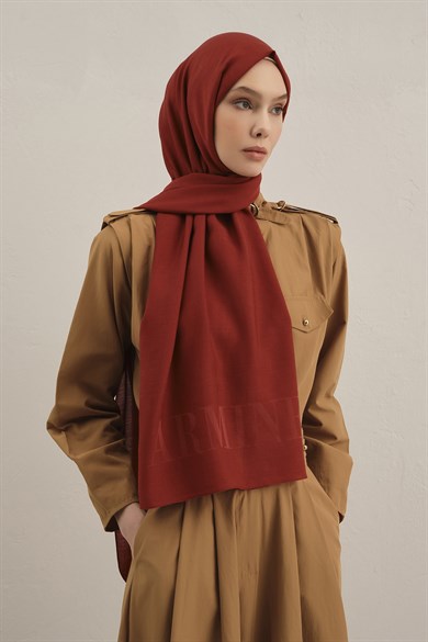Armine Logo Drop Pamuk İpek Şal 32