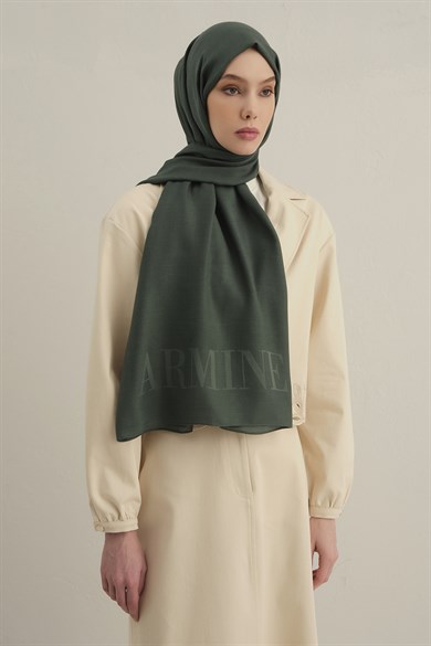 Armine Logo Drop Pamuk İpek Şal 50