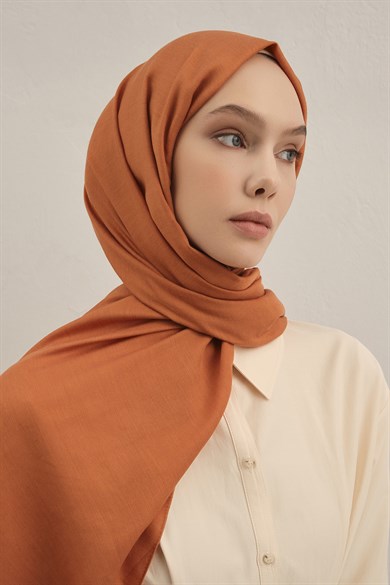 Armine Logo Drop Pamuk İpek Şal 72