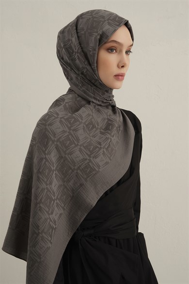 Armine Lyocell Naia Kare Monogram Şal 6 18